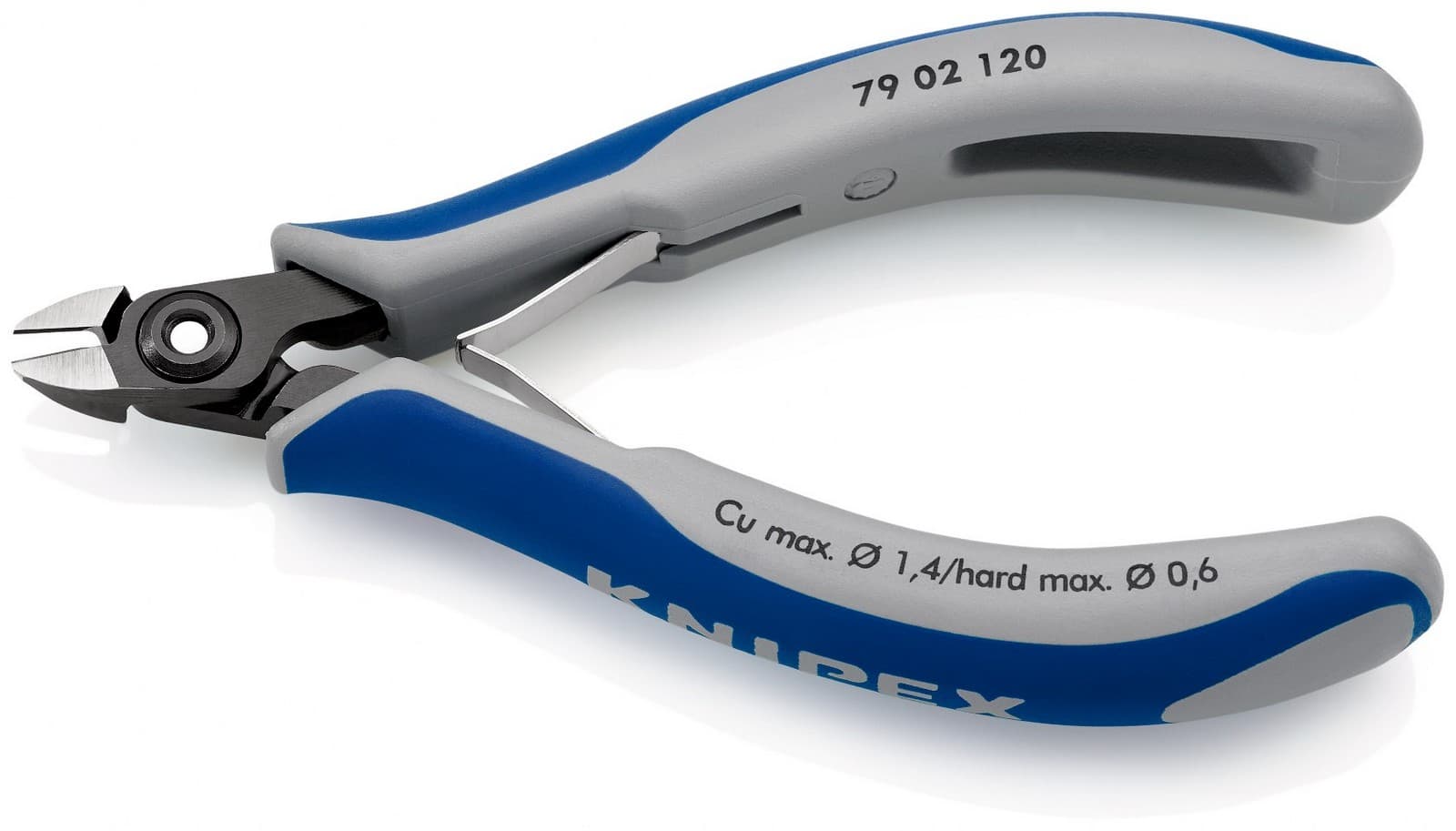 Knipex precizne kose sečice za elektroniku 120mm 79 02 120 - slika 3