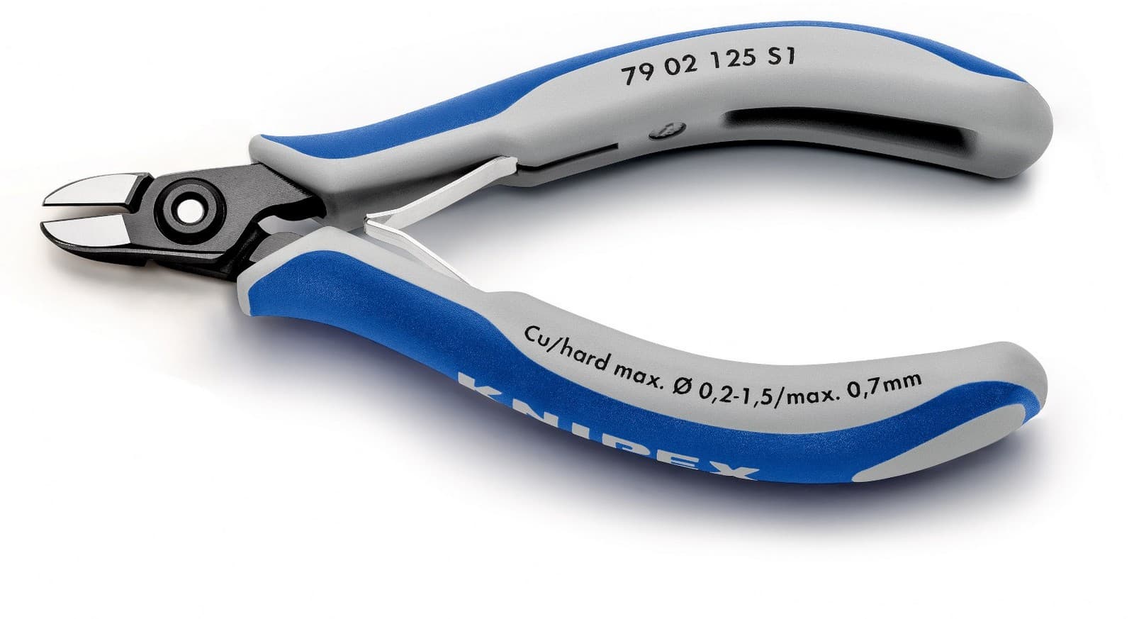 Knipex precizne kose sečice za elektroniku 125mm 79 02 125 S1 - slika 2