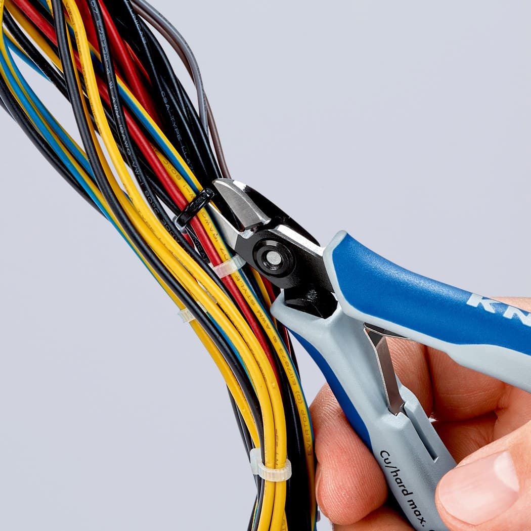 Knipex precizne kose sečice za elektroniku 125mm 79 02 125 S1 - slika 5