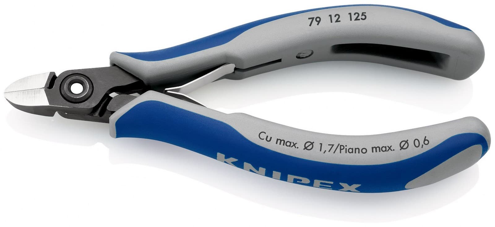 Knipex precizne kose sečice za elektroniku 125mm 79 12 125 - slika 3