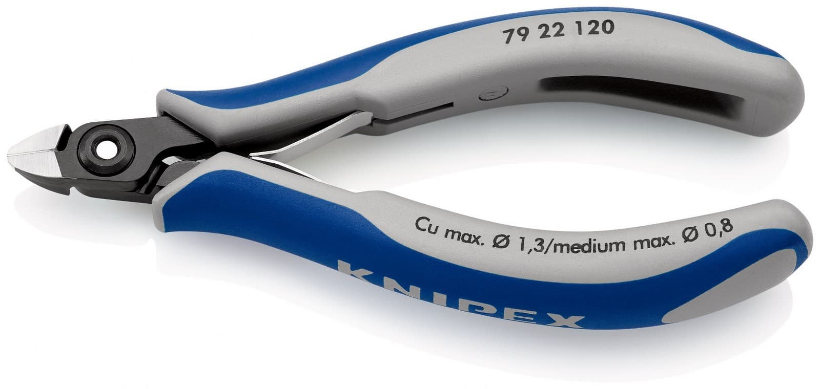 Knipex precizne kose sečice za elektroniku 120mm 79 22 120 - slika 2