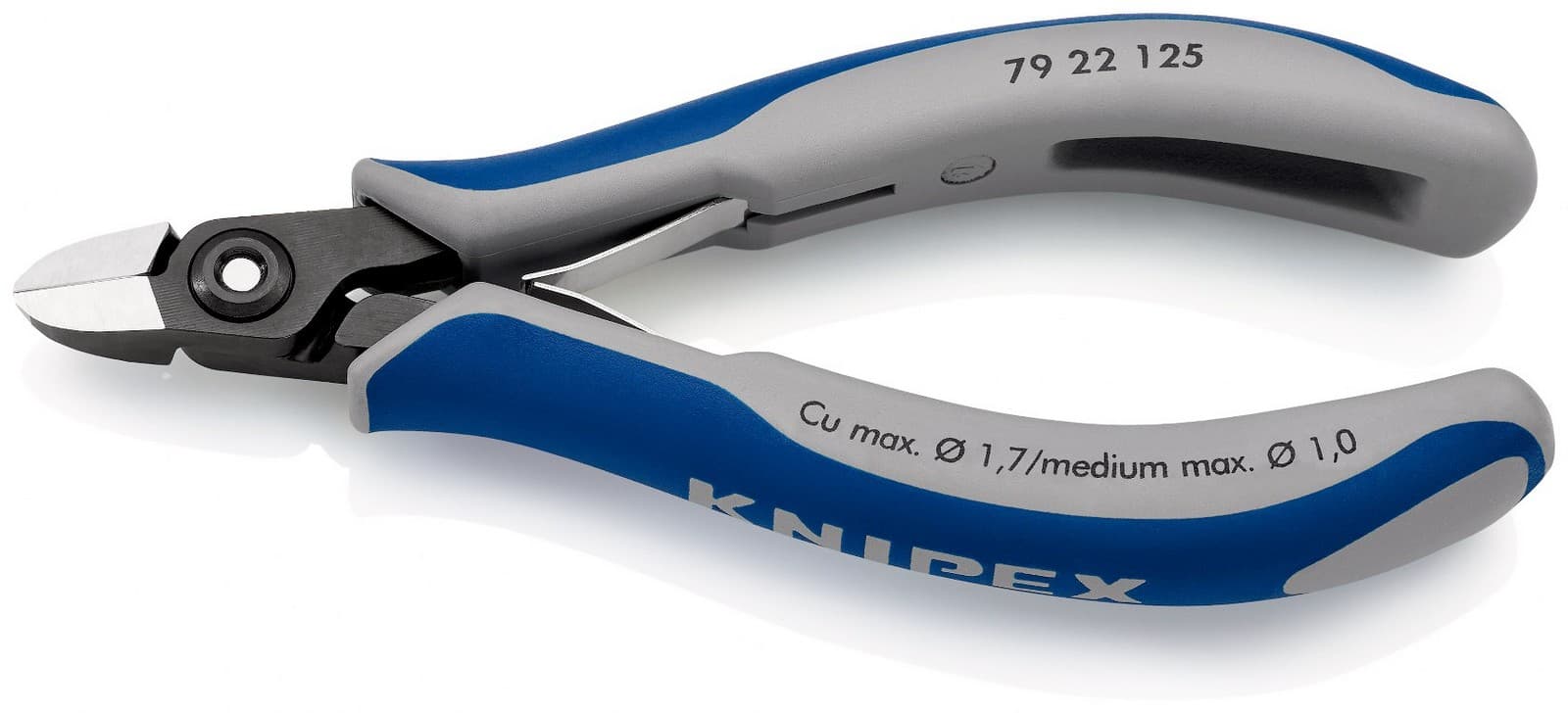 Knipex precizne kose sečice za elektroniku 125mm 79 22 125 - slika 2