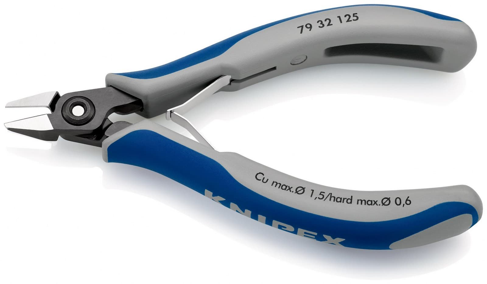 Knipex precizne kose sečice za elektroniku 125mm 79 32 125 - slika 3