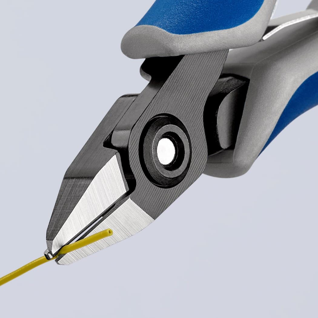 Knipex precizne kose sečice za elektroniku sa stezaljkom 125mm 79 52 125 - slika 6