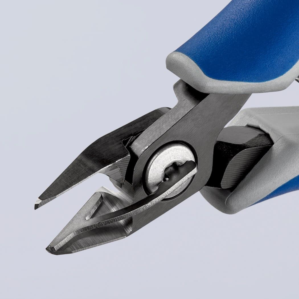 Knipex precizne kose sečice za elektroniku sa stezaljkom 125mm 79 62 125 - slika 5
