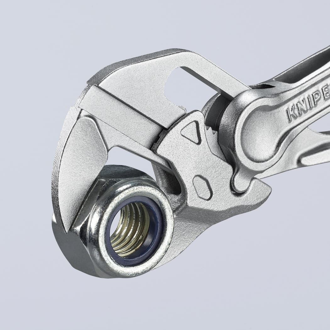 Knipex 86 04 100 BK ključ klešta hromirana 100 mm - slika 8