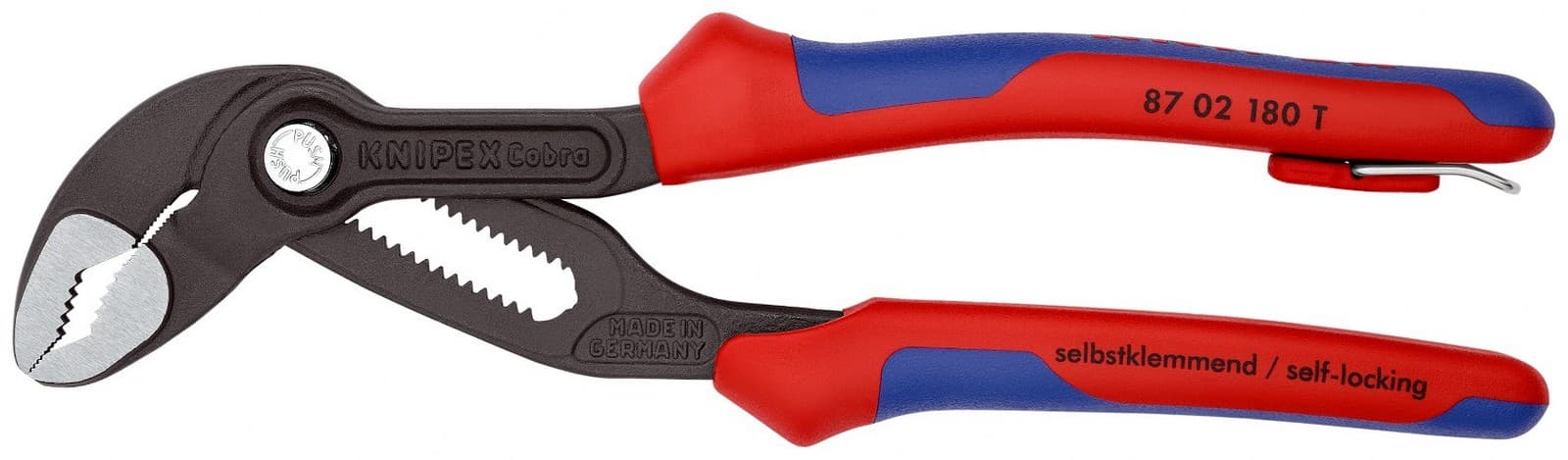 Knipex papagaj - cevna klešta Cobra® 1 1/2 sa mogućnošću kačenja 87 02 180 T - slika 10