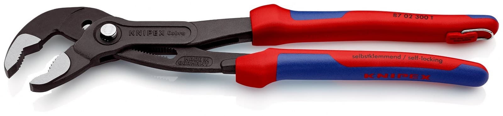 Knipex papagaj - cevna klešta Cobra® 2 3/4 sa mogućnošću kačenja 87 02 300 T - slika 10