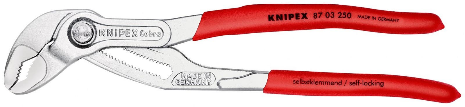 Knipex 87 03 250 SB Cobra® cevna klešta hromirana 250 mm  - slika 11