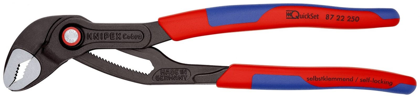 Knipex papagaj - cevna klešta Cobra® QuickSet 2 87 22 250 - slika 6