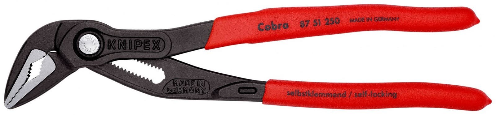 Knipex 87 51 250 SB Cobra® ES klešta papagaj ekstra tanka 250 mm  - slika 3