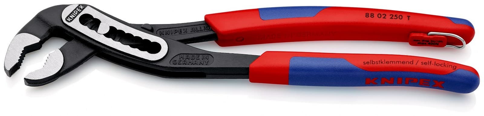 Knipex papagaj klešta Alligator® 250mm sa mogućnošću kačenja 88 02 250 T - slika 10