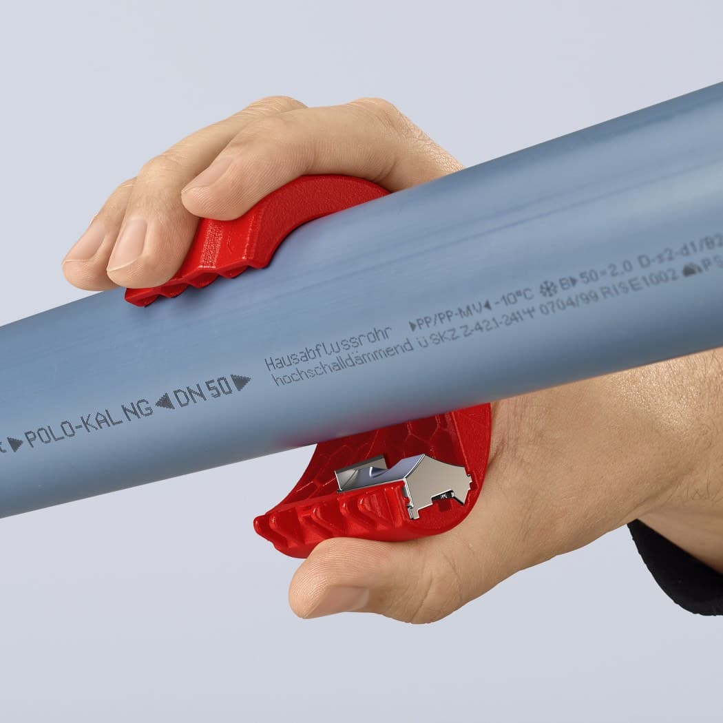 Knipex 90 22 10 BK BiX® nož za sečenje plastičnih cevi - slika 3