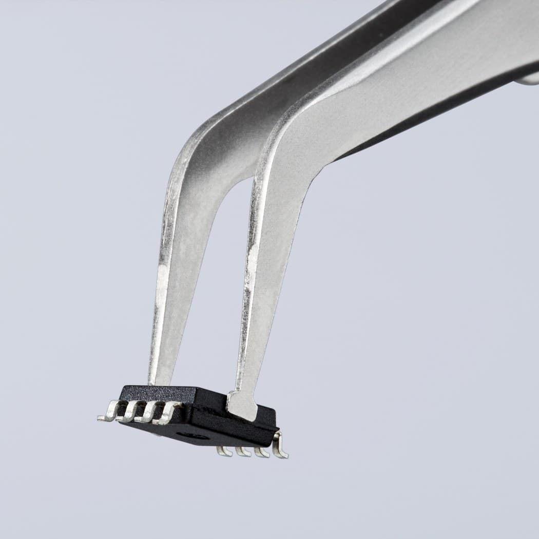 Knipex SMD precizna pinceta zakrivljena 92 01 01 - slika 4