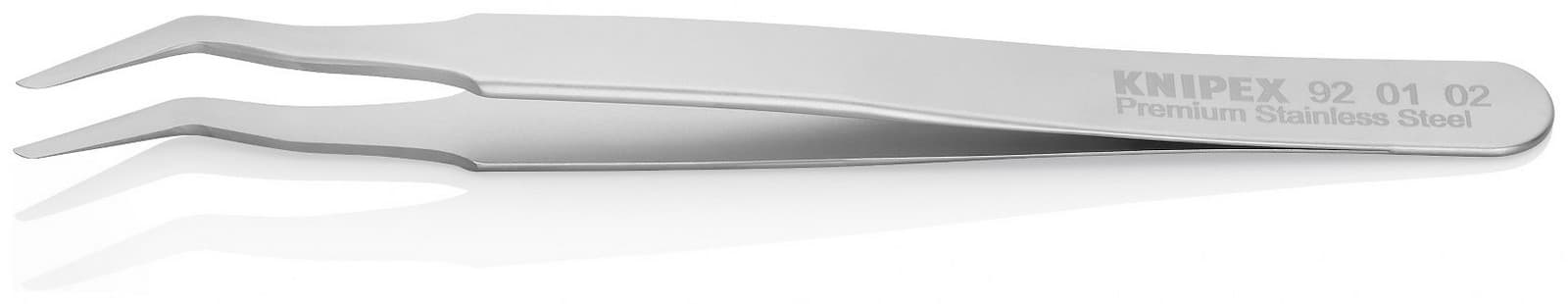 Knipex SMD precizna pinceta zakrivljena 92 01 02 - slika 2