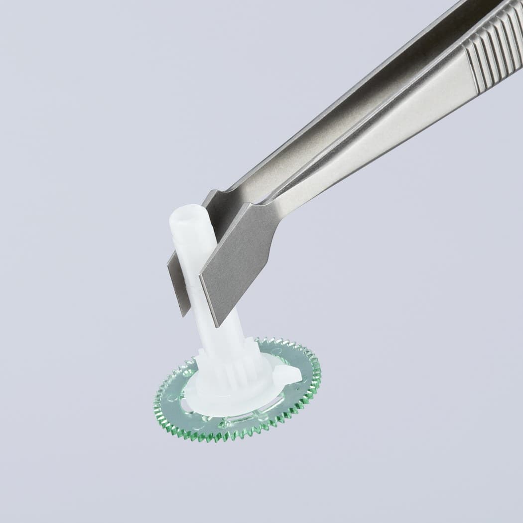 Knipex univerzalna pinceta pljosnata zakrivljena 92 01 06 - slika 5