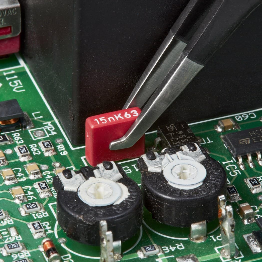 Knipex precizna pinceta zakrivljena ESD 120mm 92 08 78 ESD - slika 6