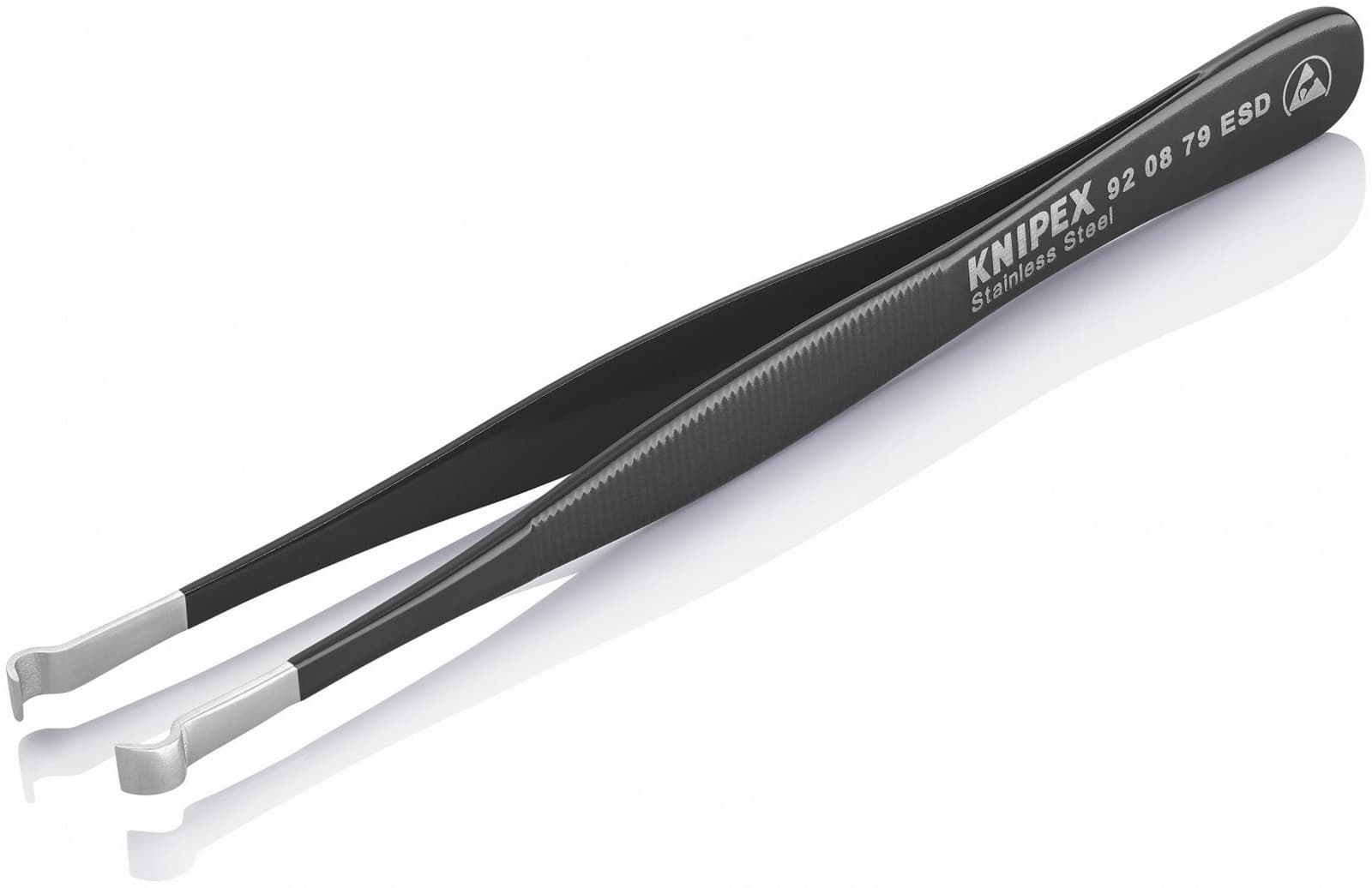 Knipex precizna pinceta ESD 120mm 92 08 79 ESD - slika 3