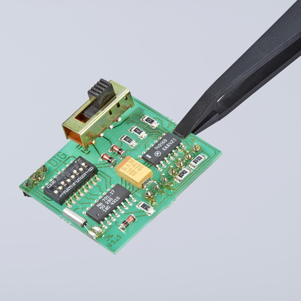 Knipex plastična pinceta ESD tupa 92 09 04 ESD - slika 4