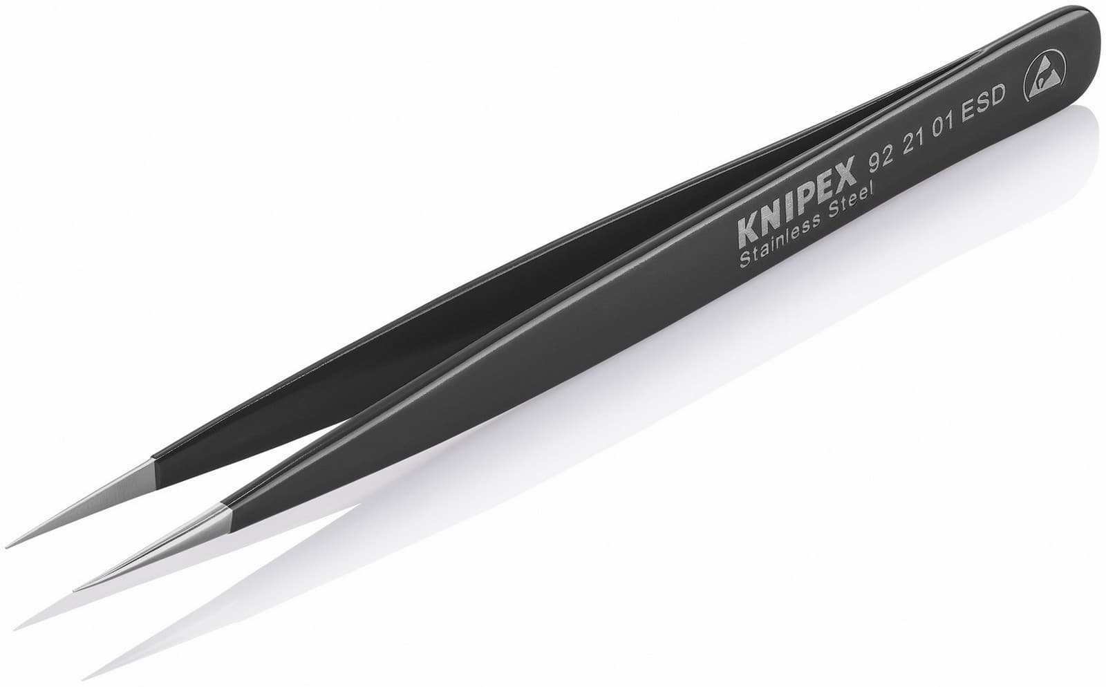 Knipex univerzalna pinceta šiljasta ESD 125mm 92 21 01 ESD - slika 3