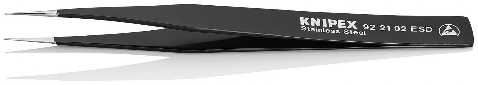 Knipex univerzalna pinceta šiljasta ESD 128mm 92 21 02 ESD - slika 2
