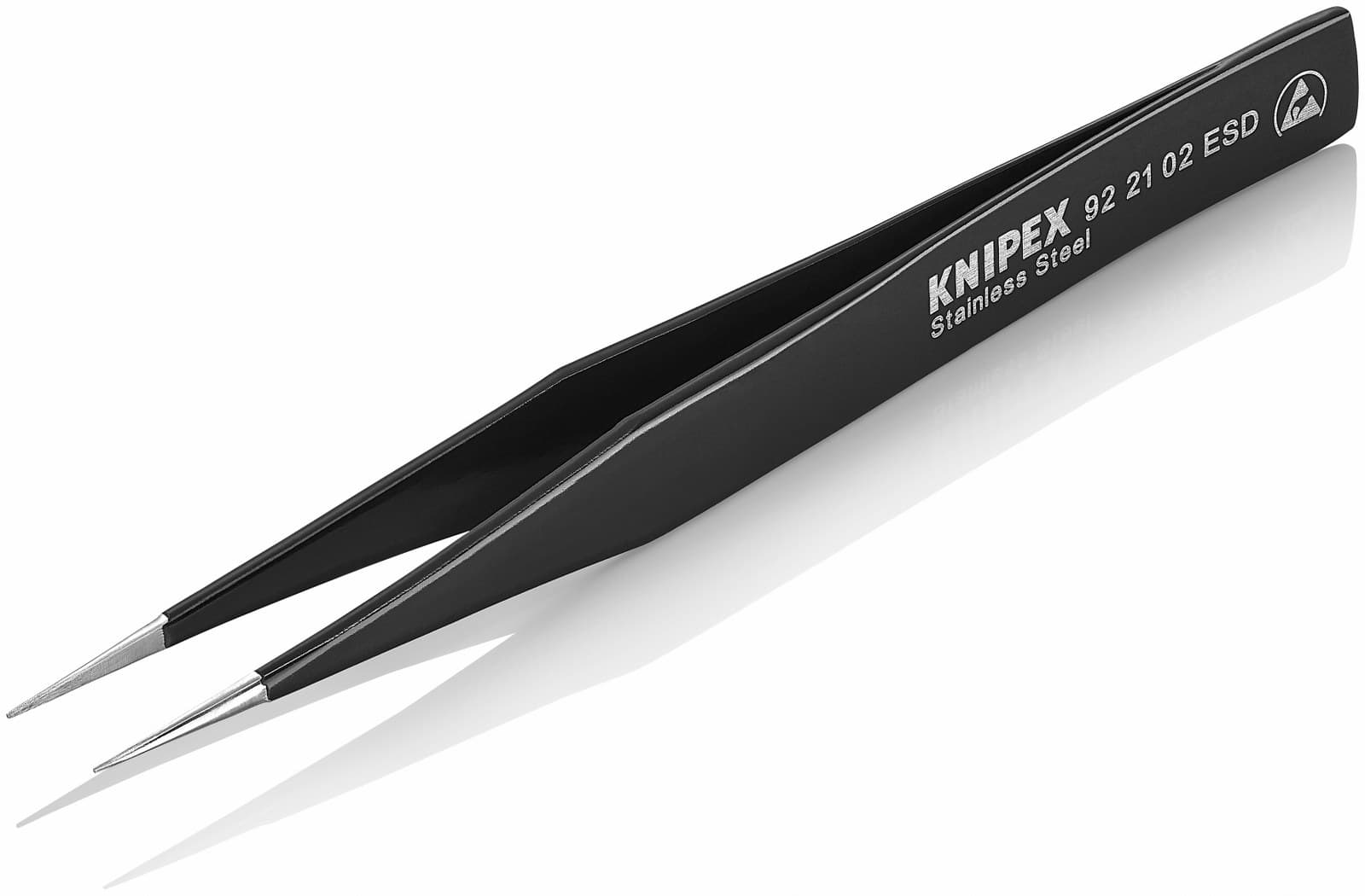 Knipex univerzalna pinceta šiljasta ESD 128mm 92 21 02 ESD - slika 3