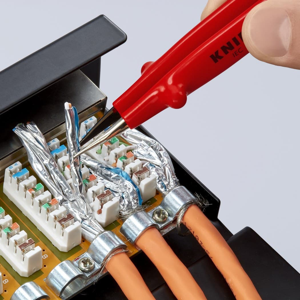 Knipex precizna pinceta izolovana 130mm 92 27 61 - slika 6