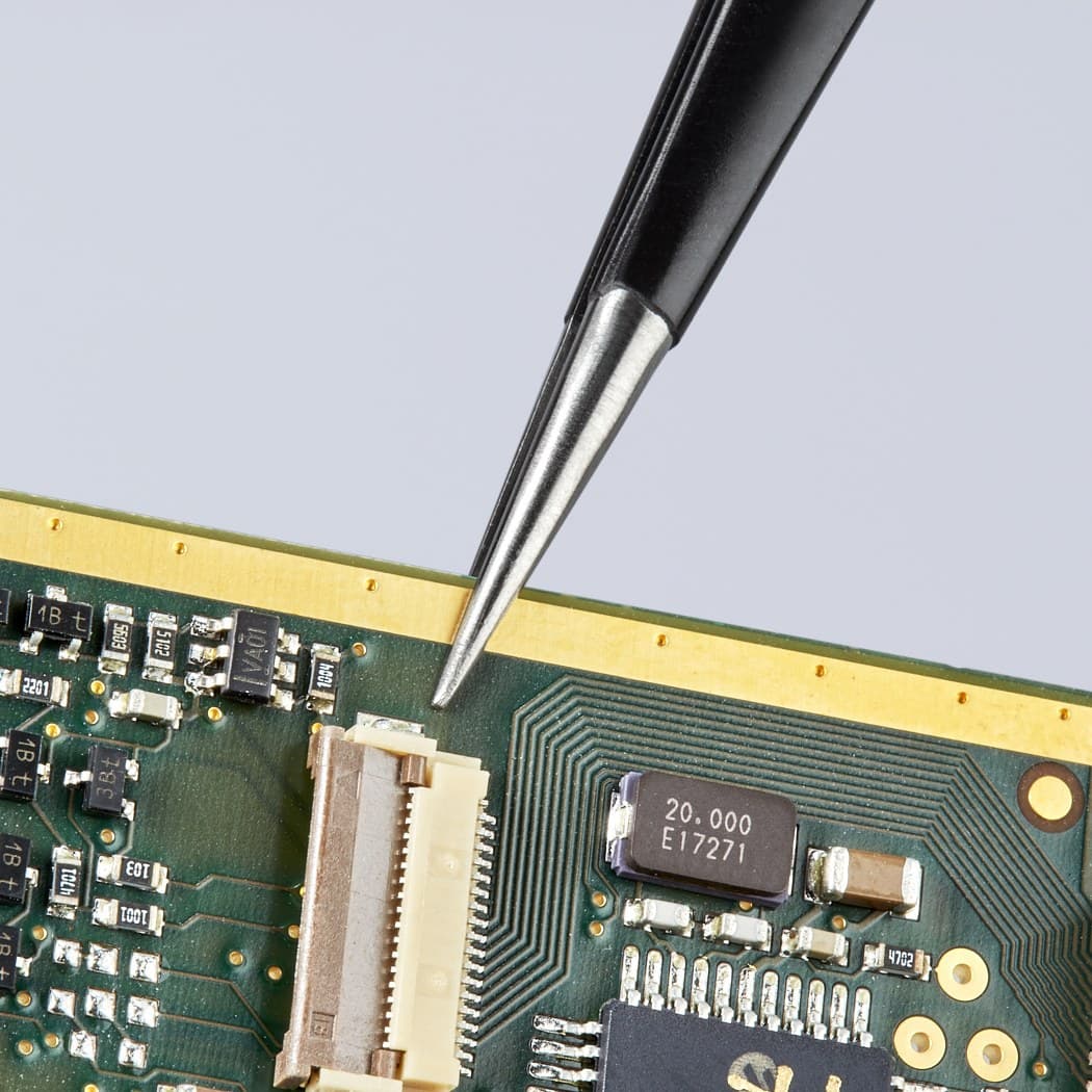 Knipex precizna pinceta igličasta ESD 135mm 92 28 72 ESD - slika 6