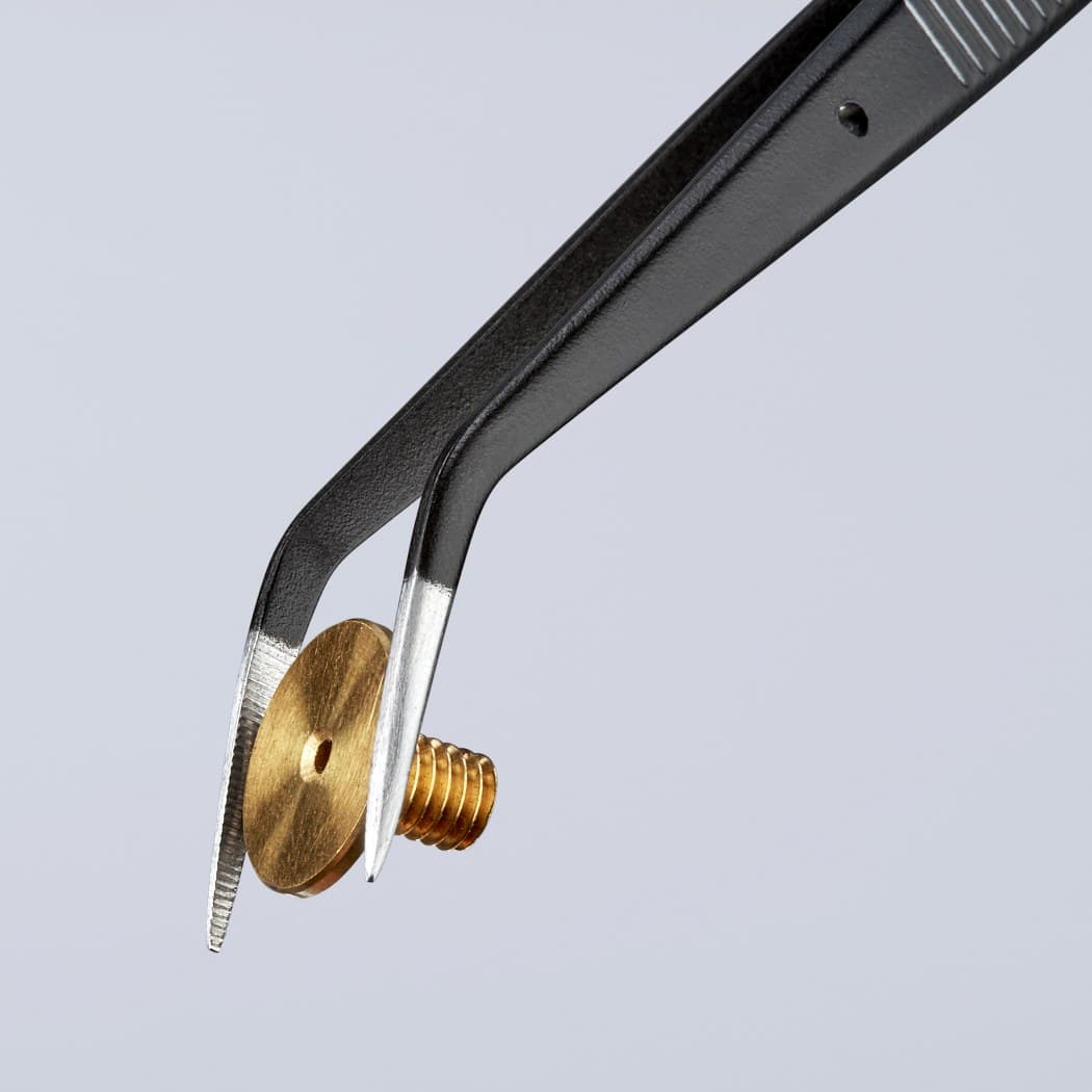 Knipex precizna pinceta zakrivljena 155mm 92 34 37 - slika 6