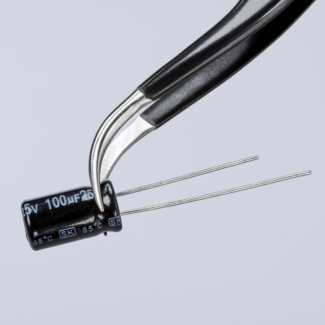 Knipex precizna pinceta zakrivljena ESD 120mm 92 38 75 ESD - slika 6