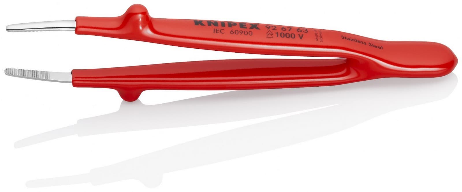 Knipex precizna pinceta tupa izolovana 145mm 92 67 63 - slika 2