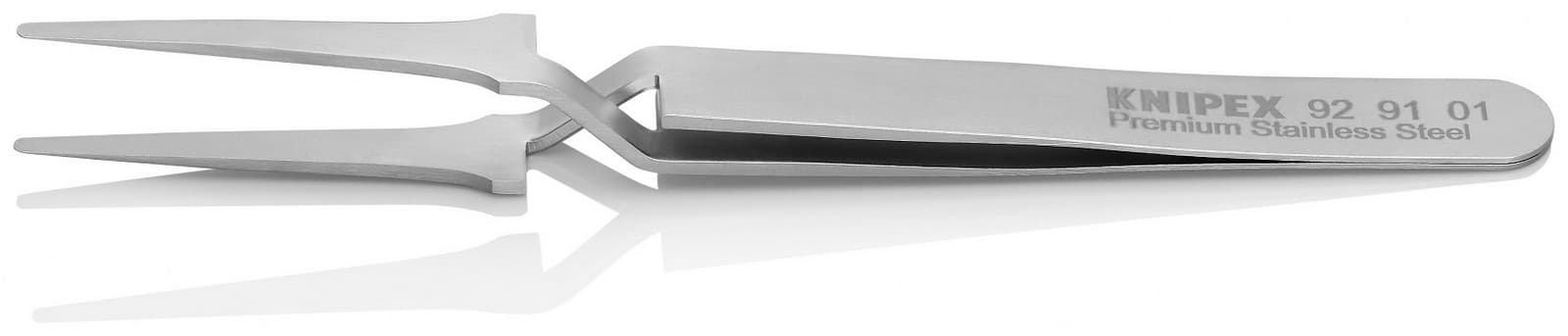 Knipex precizna ukrštena pinceta tupa 120mm 92 91 01 - slika 2