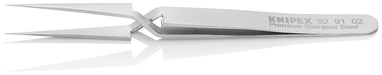 Knipex precizna ukrštena pinceta špicasta 120mm 92 91 02 - slika 2