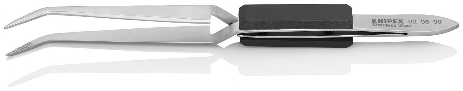 Knipex ukrštena pinceta zakrivljena 160mm 92 95 90 - slika 2