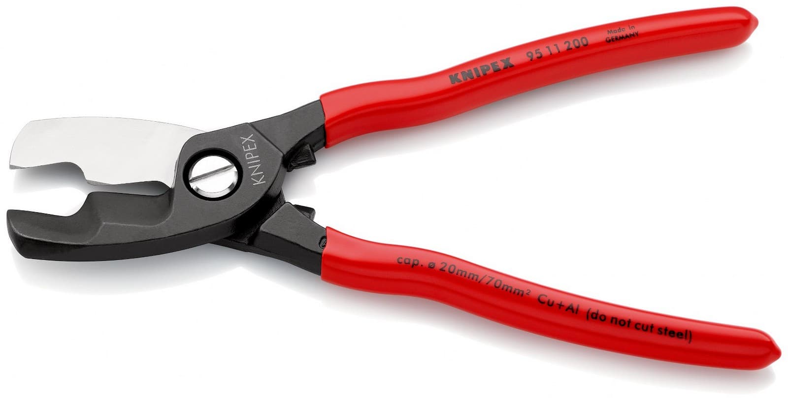 Knipex makaze za kablove sa dvostrukom oštricom 200mm 95 11 200 - slika 2