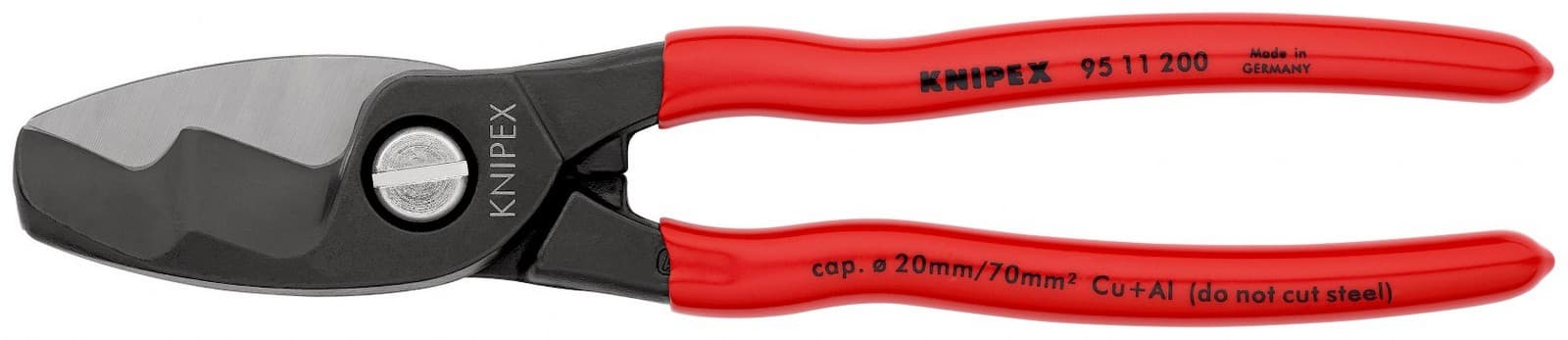 Knipex makaze za kablove sa dvostrukom oštricom 200mm 95 11 200 - slika 3