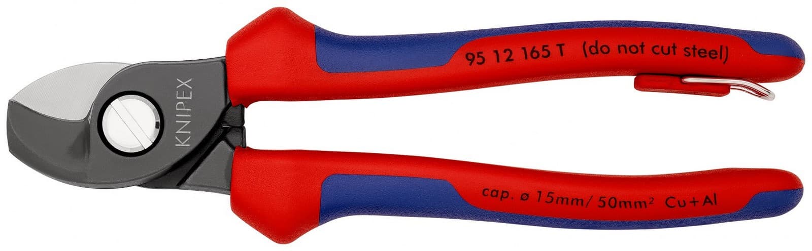 Knipex 95 12 165 T BK Makaze za kablove, 165 mm  - slika 4