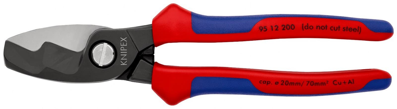 Knipex makaze za kablove sa dvostrukom oštricom 200mm 95 12 200 - slika 5