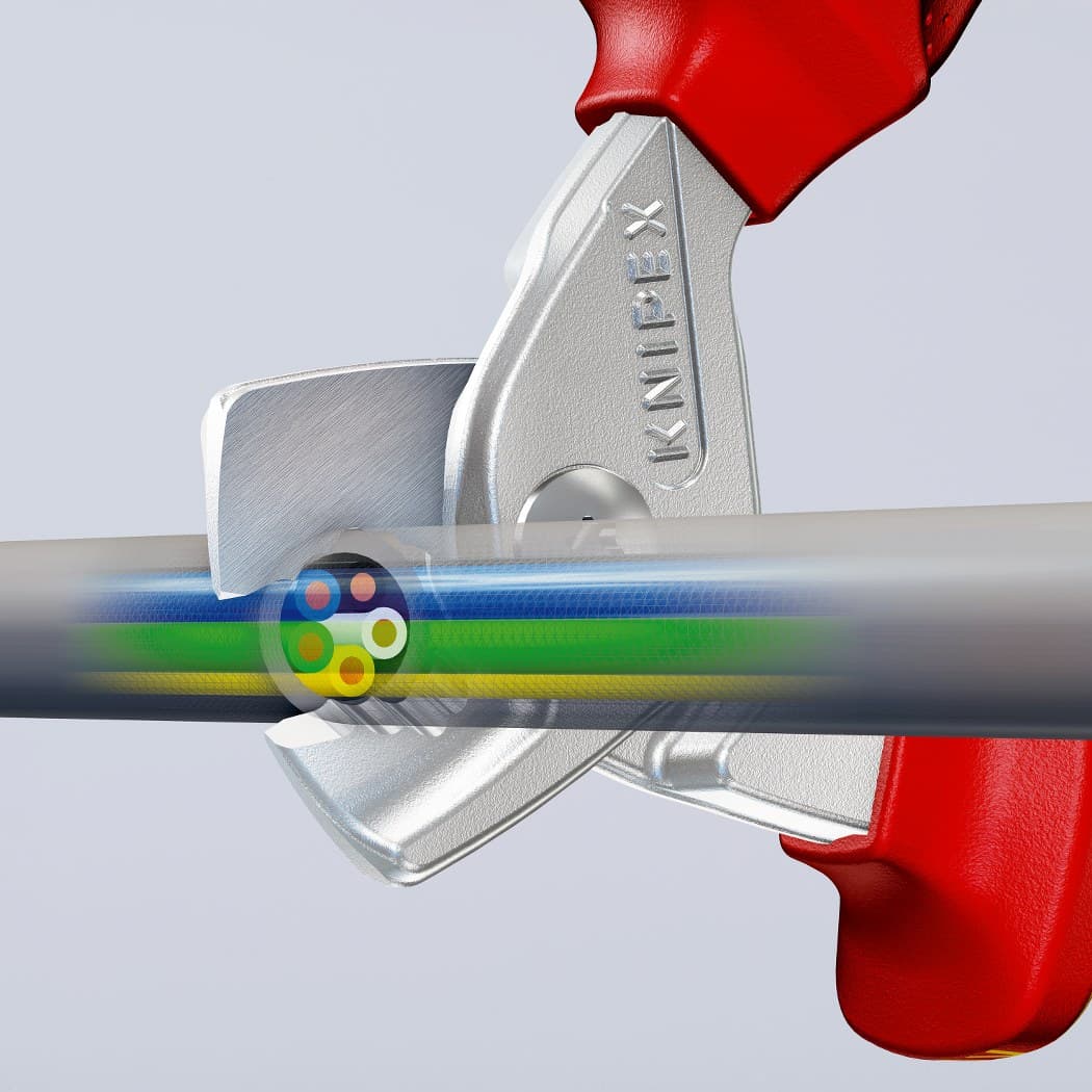 Knipex makaze za kablove StepCut 1000V VDE 160mm 95 16 160 - slika 8