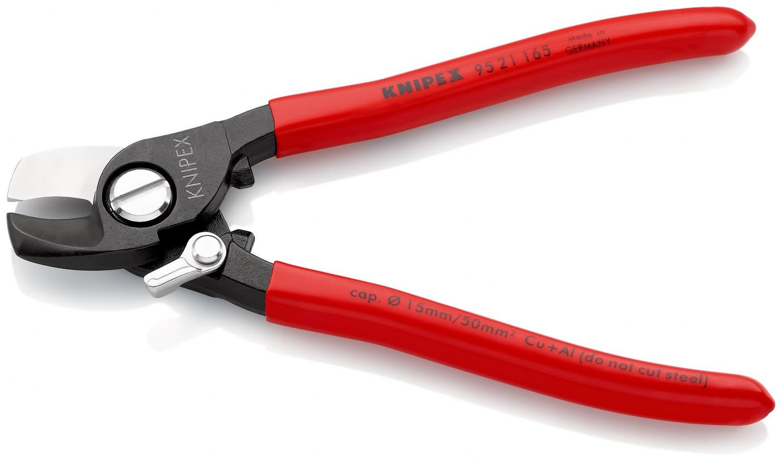 Knipex 95 21 165 SB Makaze za kablove sa polugom za otvaranje 165 mm  - slika 2