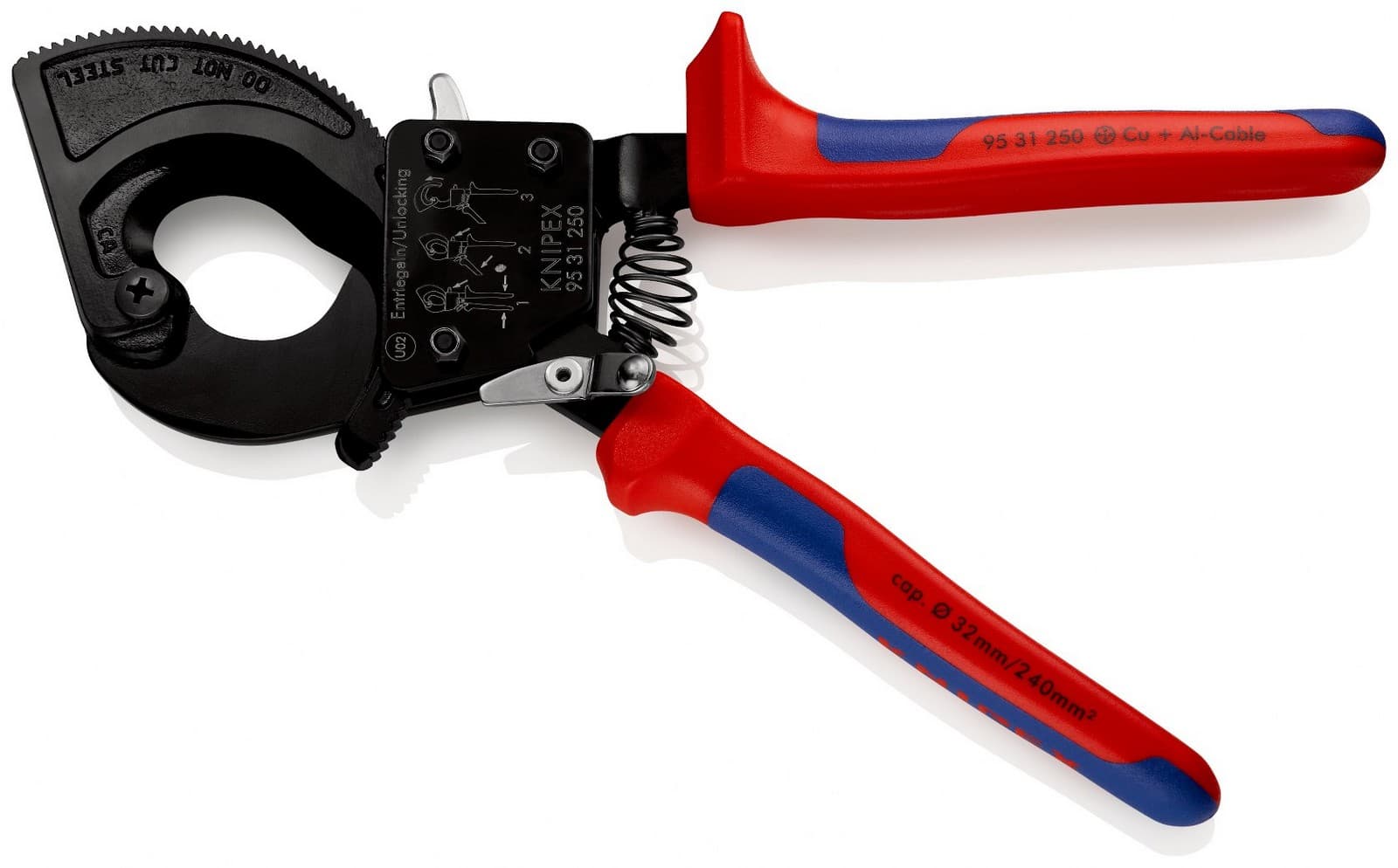 Knipex 95 31 250 sekač kablova 250 mm  - slika 3