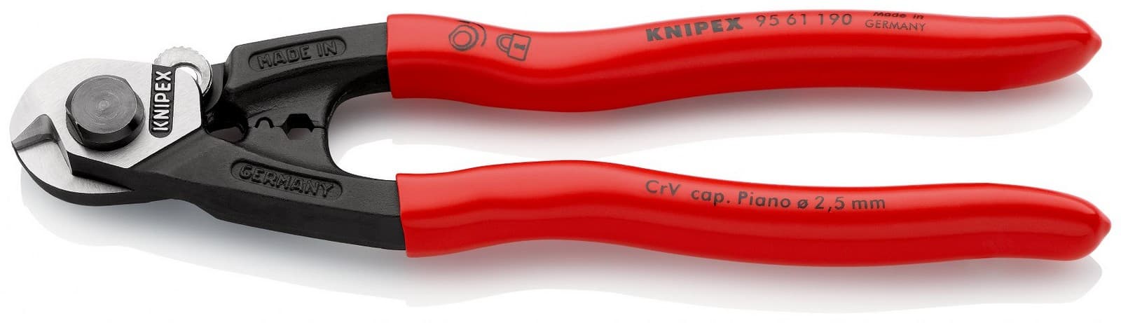 Knipex 95 61 190 klešta za sečenje sajli 190 mm - slika 5