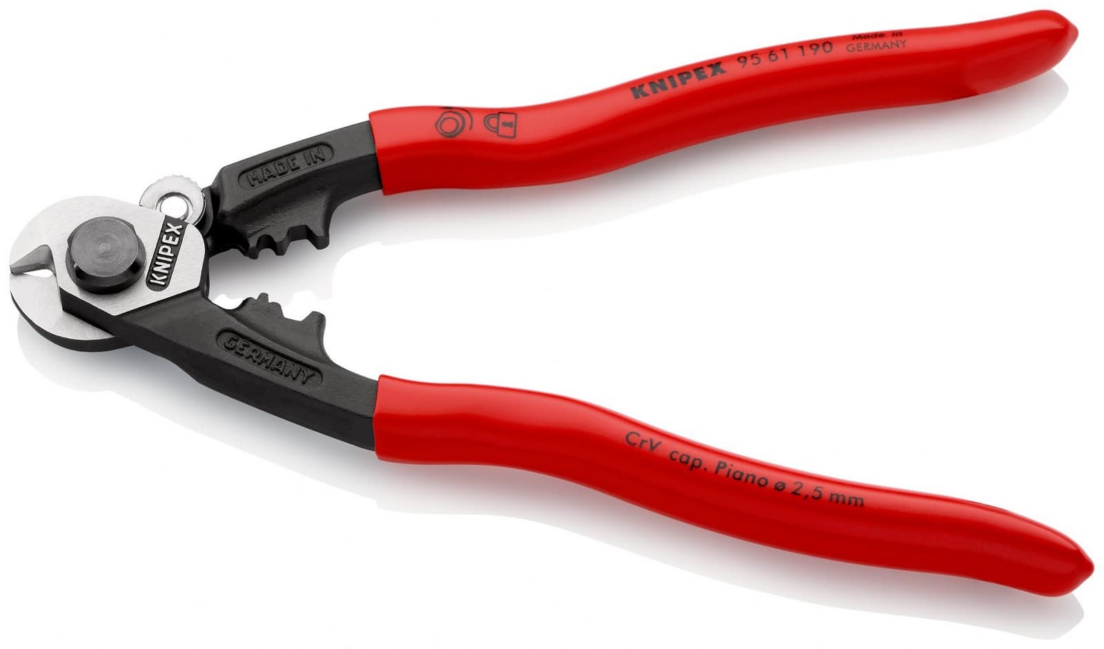 Knipex 95 61 190 klešta za sečenje sajli 190 mm - slika 6