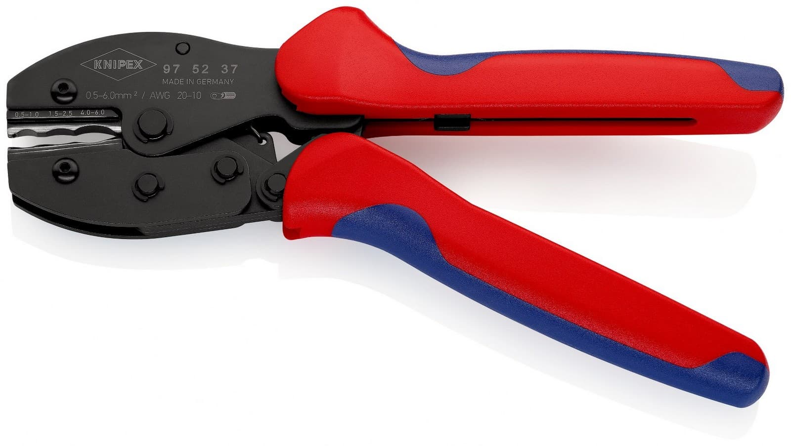 Knipex krimp klešta PreciForce® za termoskupljajuće konektore 0,5-6mm² 97 52 37 - slika 3