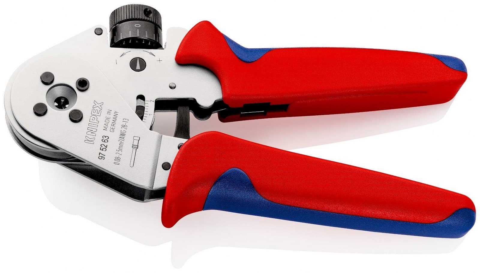 Knipex krimp klešta sa četiri trna za tokarene kontakte 180mm 97 52 63 - slika 3