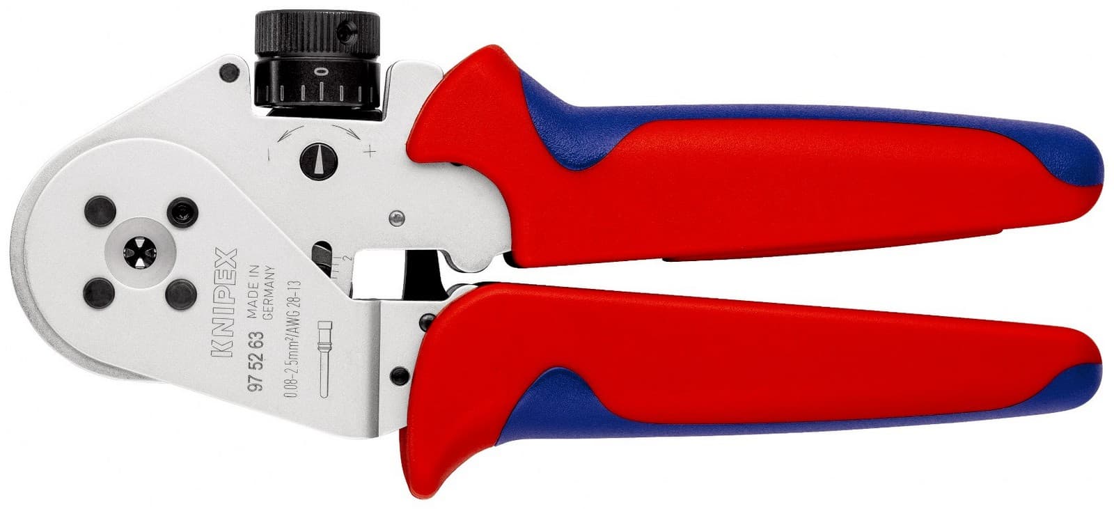 Knipex krimp klešta sa četiri trna za tokarene kontakte 180mm 97 52 63 - slika 4