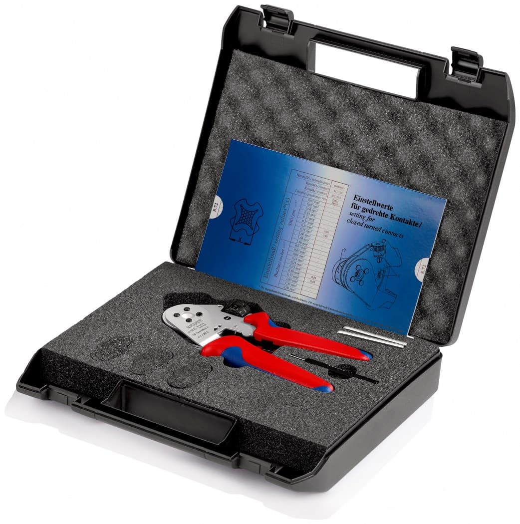 Knipex krimp klešta sa četiri trna za tokarene kontakte 180mm 97 52 63 - slika 6