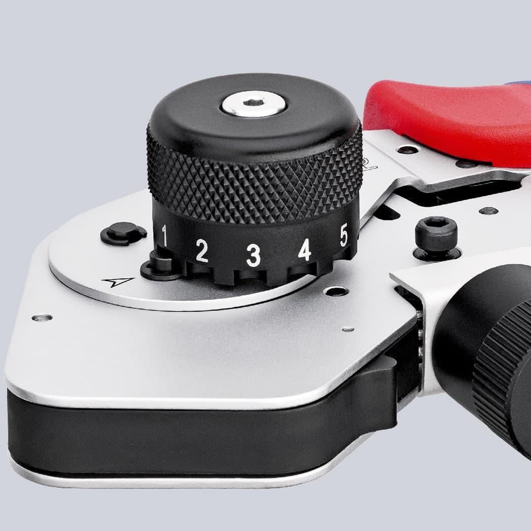 Knipex krimp klešta sa četiri trna za tokarene kontakte, s digitalnim prikazom 195mm 97 52 63 DG - slika 5