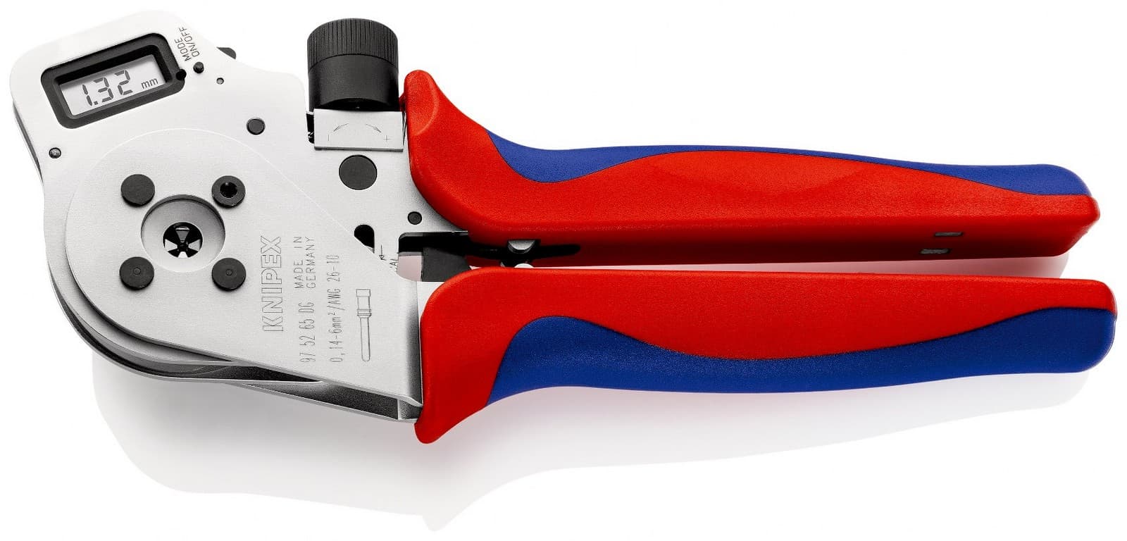 Knipex krimp klešta sa četiri trna za tokarene kontakte, s digitalnim prikazom 250mm 97 52 65 DG - slika 4