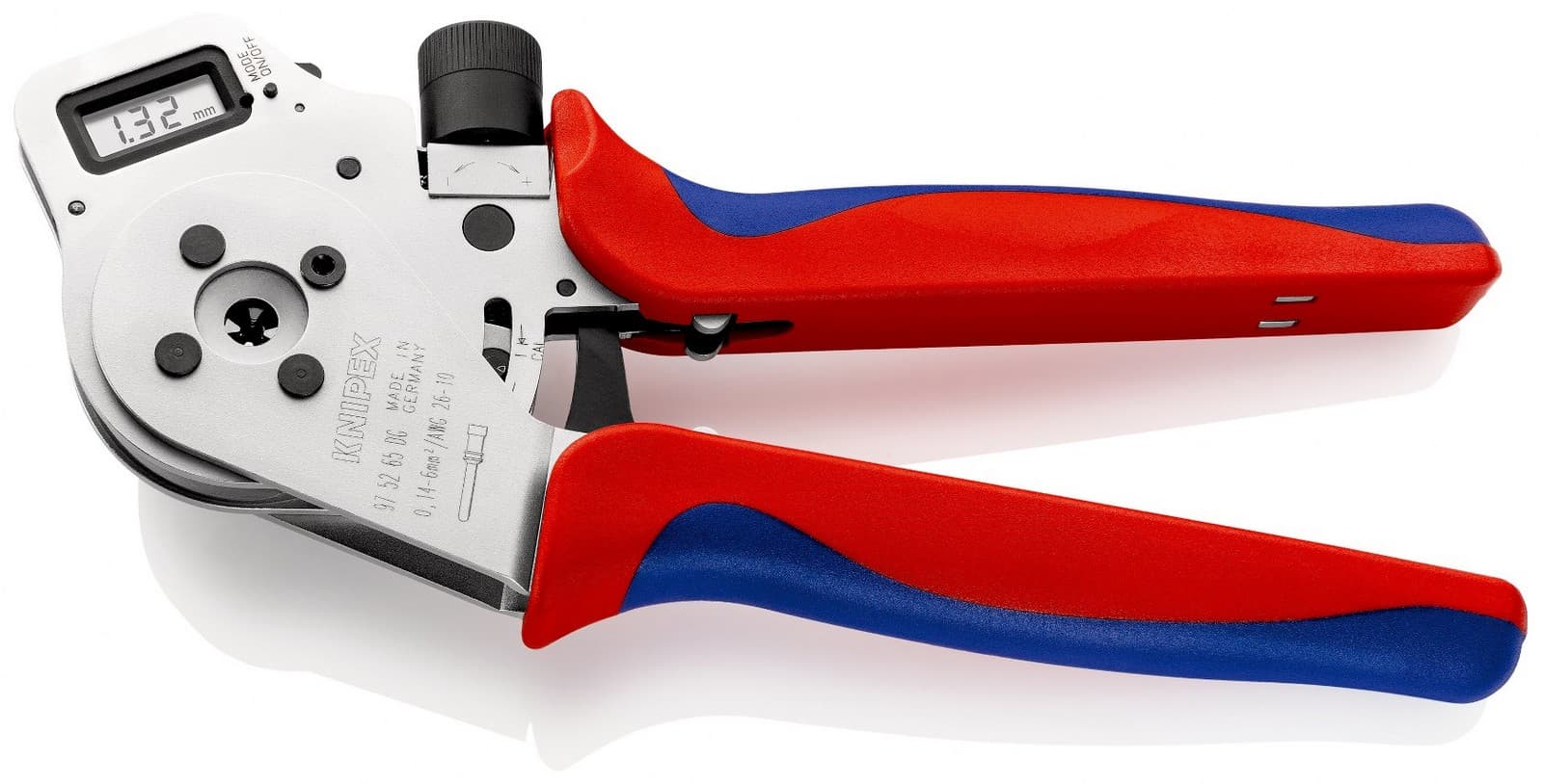 Knipex krimp klešta sa četiri trna za tokarene kontakte, s digitalnim prikazom 250mm 97 52 65 DG - slika 5